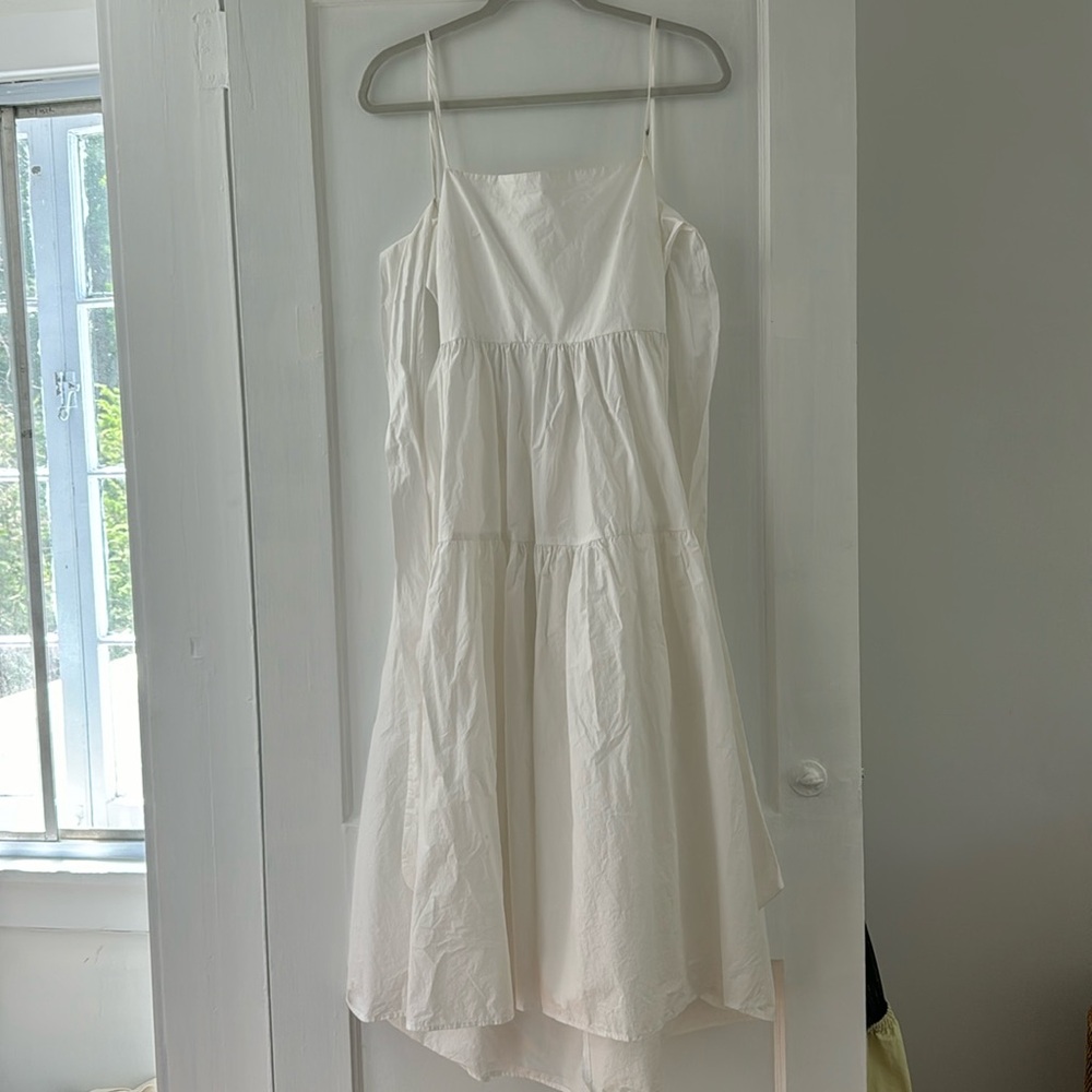 Ciao Lucia White Dress with Tie Back